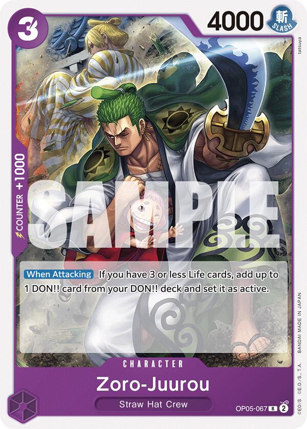 zoro one piece tcg deck Monkey.D.Luffy (English Version 2nd Anniversary Set) [One Piece Promot main image 1