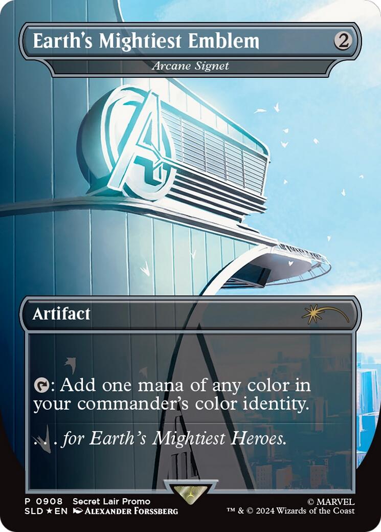 arcane signet mtg final fantasy Earth's Mightiest Emblem - Arcane Signet [Secret Lair Drop Series]