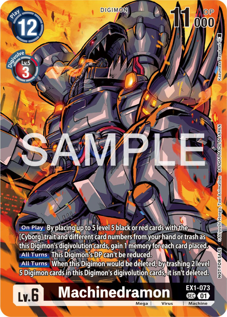 Machinedramon [EX1-073] (Release Special Booster Ver.2.0 Celebration Event)  [Release Special Booster Ver.2.0 Promos] | Good Games TCG
