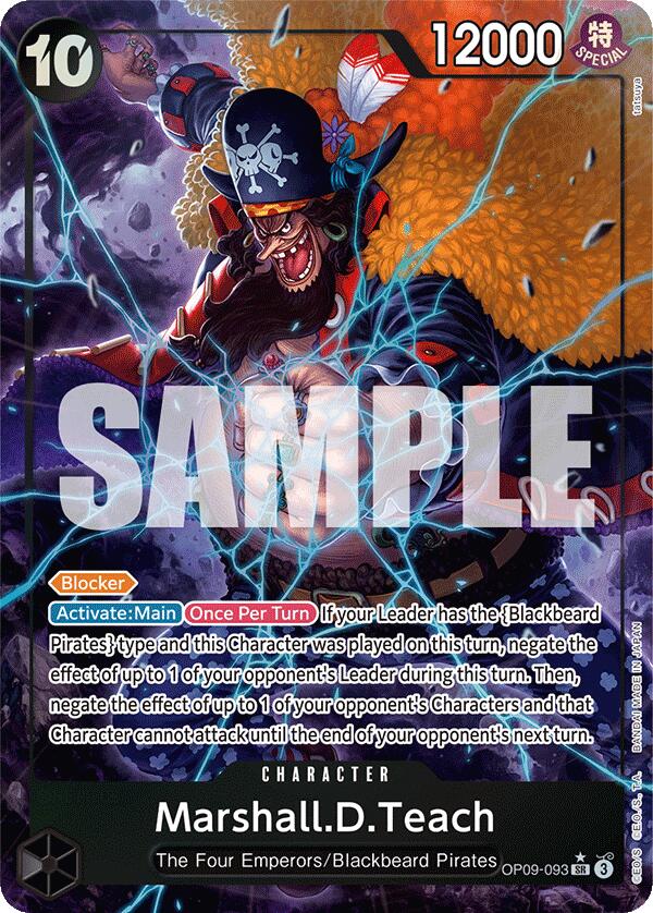 Marshall.D.Teach (Alternate Art) [Emperors in the New World 