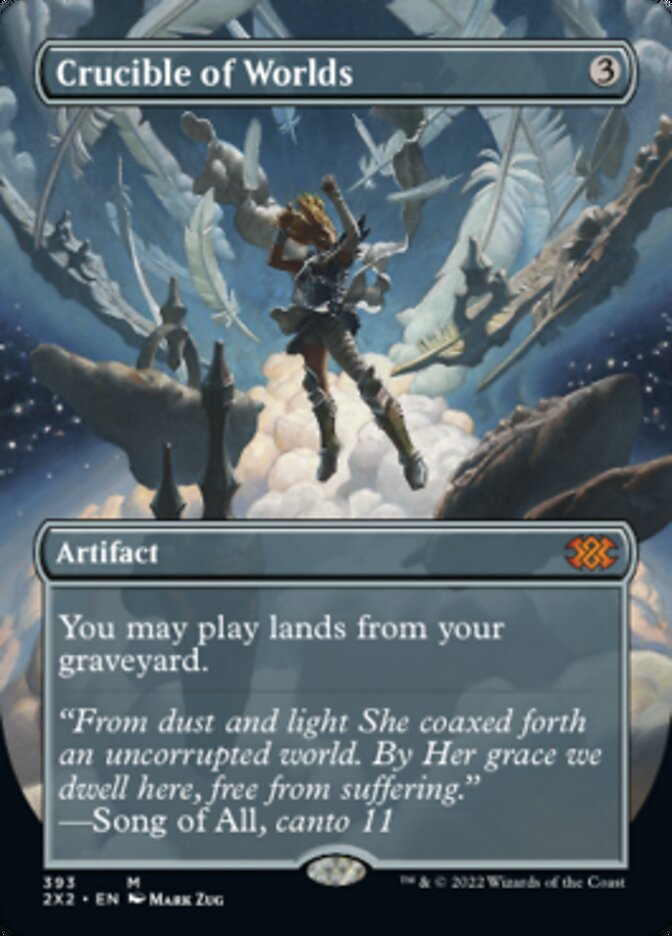 Crucible of Worlds (Borderless Alternate Art) [Double Masters 2022