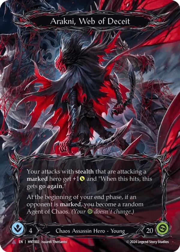 Arakni, Web of Deceit [HNT002] (The Hunted) Cold Foil | Good Games TCG