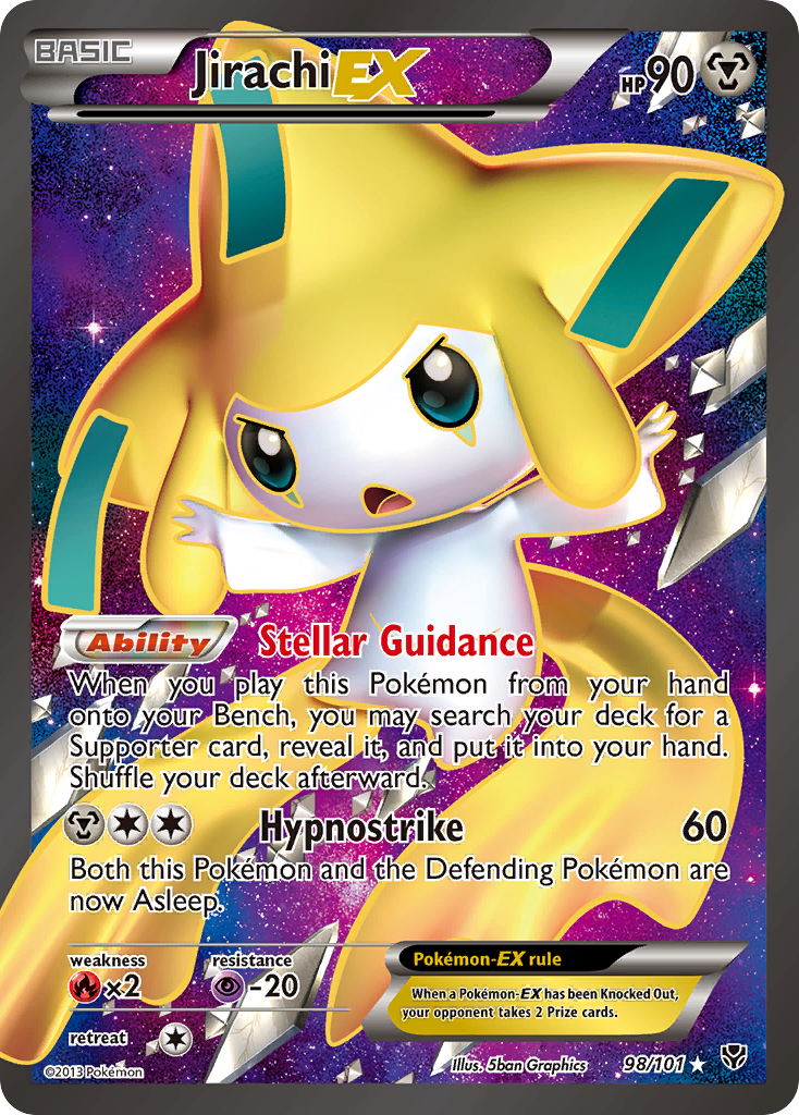 Jirachi EX (98/101) [Black & White: Plasma Blast] | Good Games TCG
