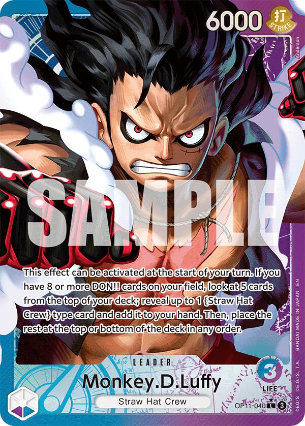 Monkey.D.Luffy (040) (Alternate Art) [A Fist of Divine Speed