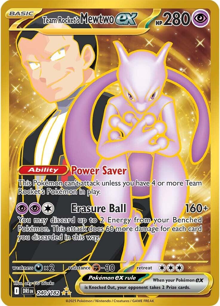 Team Rocket's Mewtwo ex (240/182) [Scarlet & Violet: Destined