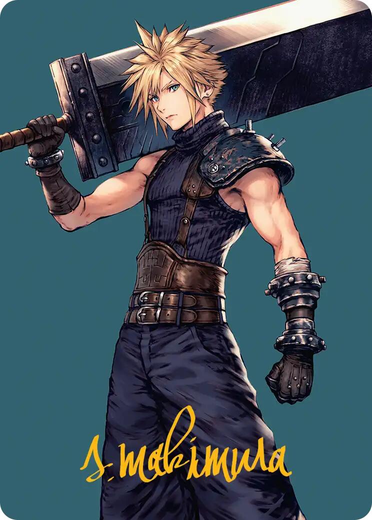 Cloud, Ex-SOLDIER Art Card (Gold-Stamped Signature) [FINAL