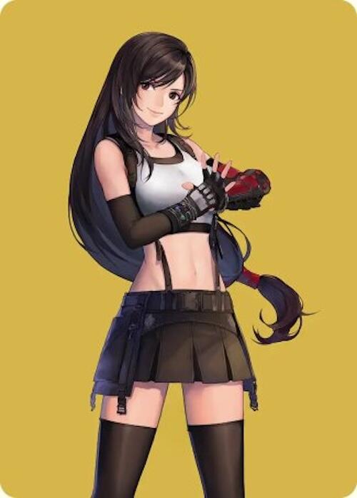 mtg tifa card Happy birthday to Tifa Lockhart! We're celebrating the occasion by showing you the Magic: The GatheringFinal Fantasy card for Tifa, Martial Artist, and the borderless art character card that can be found