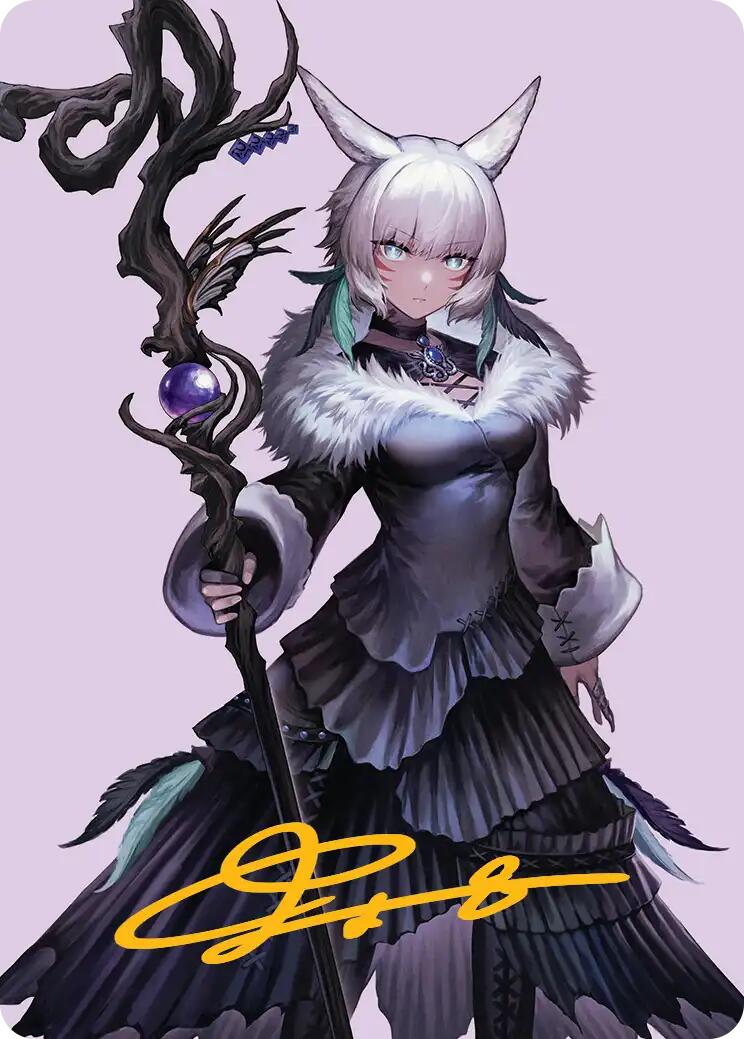 Y'shtola, Night's Blessed Art Card (53) (Gold-Stamped Signature