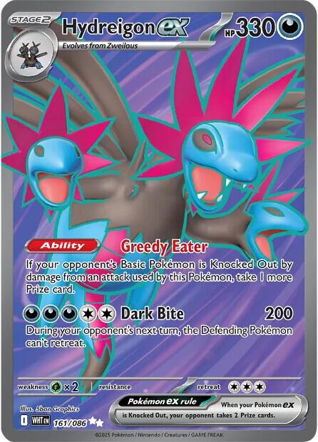 hydreigon pokemon card sale - ex 223/191 Black Fangs (130) Weakness Grass 2 Resistance None None Retreat Cost Hydreigon #74 Prices | Pokemon