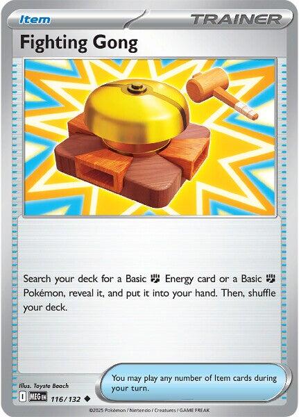 full heal pokemon card price Fighting Gong (116/132) [Mega Evolution: Base Set]