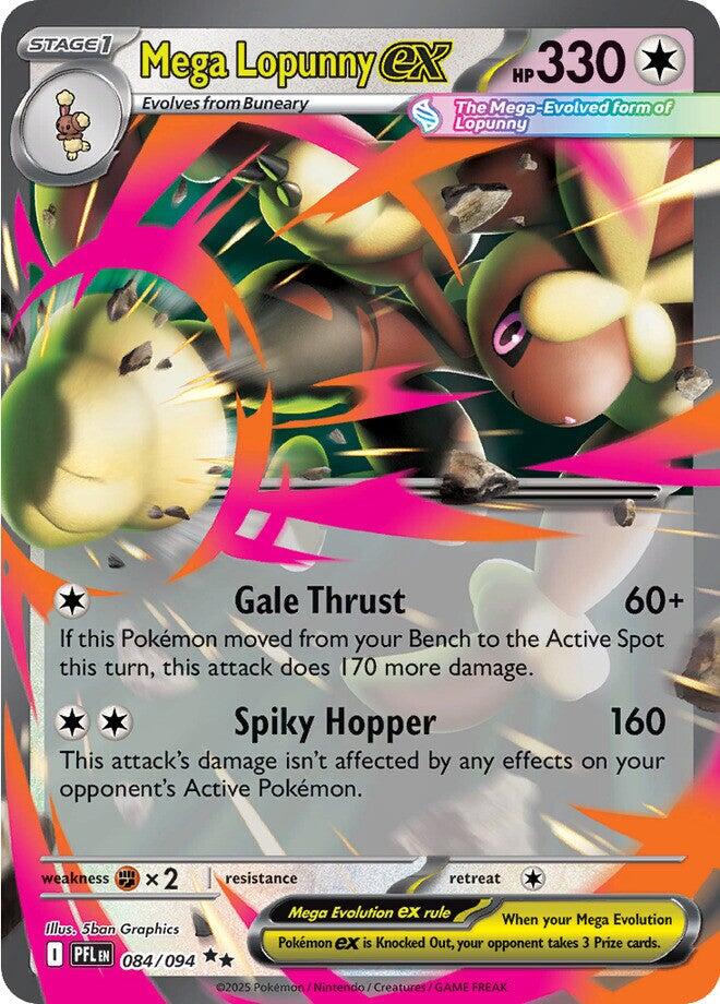 Mega Lopunny ex (084/094) [Mega Evolution: Phantasmal Flames