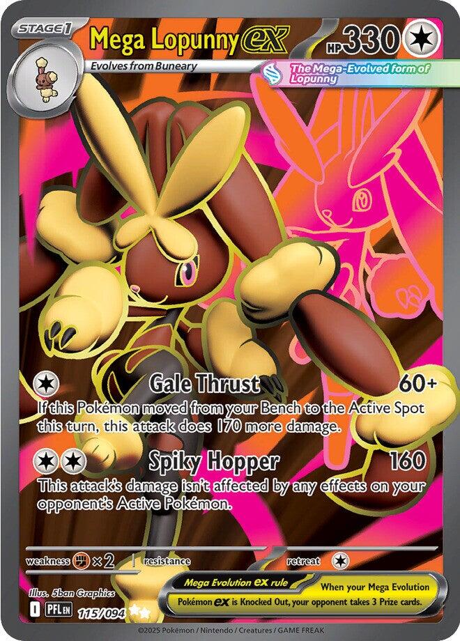 Mega Lopunny ex (115/094) [Mega Evolution: Phantasmal Flames
