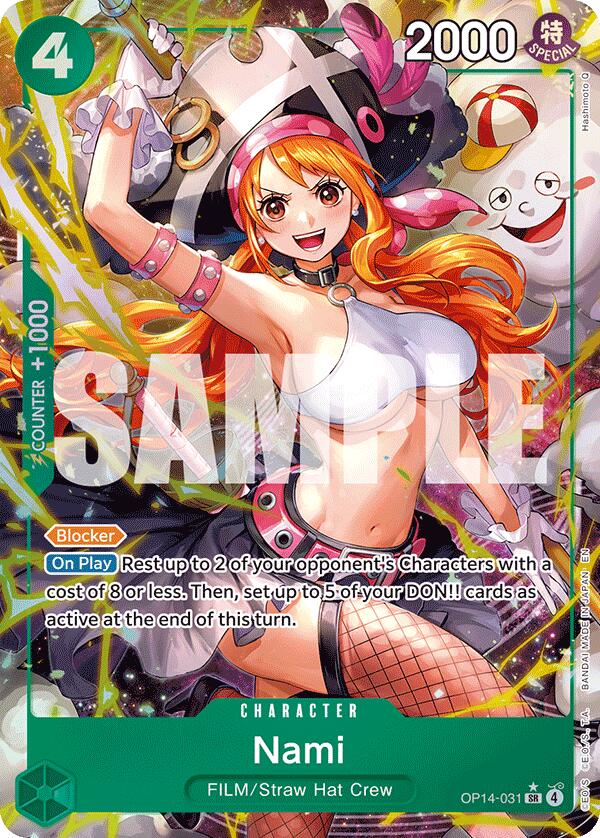 O-Nami 配布　絵違い　未開封 Nami (OP15-086) (Alternate Art) | One Piece | MYP Cards