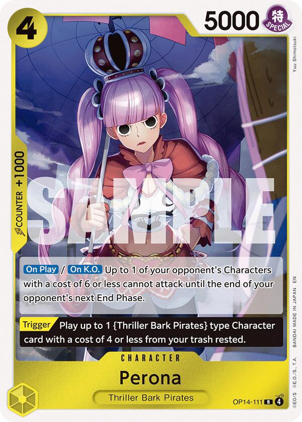 Perona (OP14-111) [The Azure Sea's Seven] | Good Games TCG