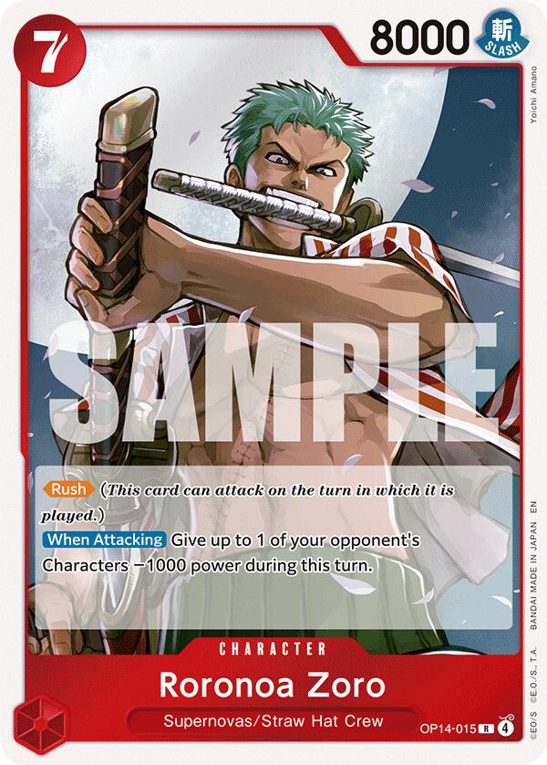 Roronoa Zoro (OP14-015) [The Azure Sea's Seven] | Good Games TCG