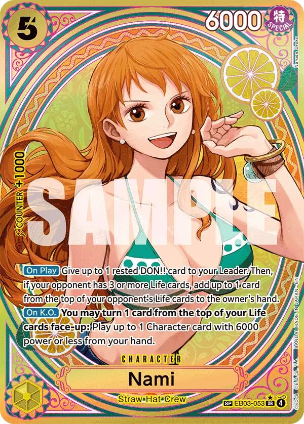 Nami (SP) [Extra Booster: One Piece Heroines Edition] | Good Games TCG