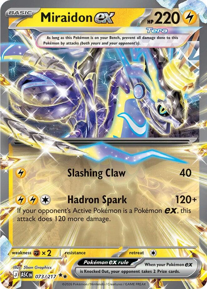 メガシビルドンex ★★(MA) Ascended Heroes 266/217 Miraidon ex (073/217) [Mega Evolution: Ascended Heroes] | Good