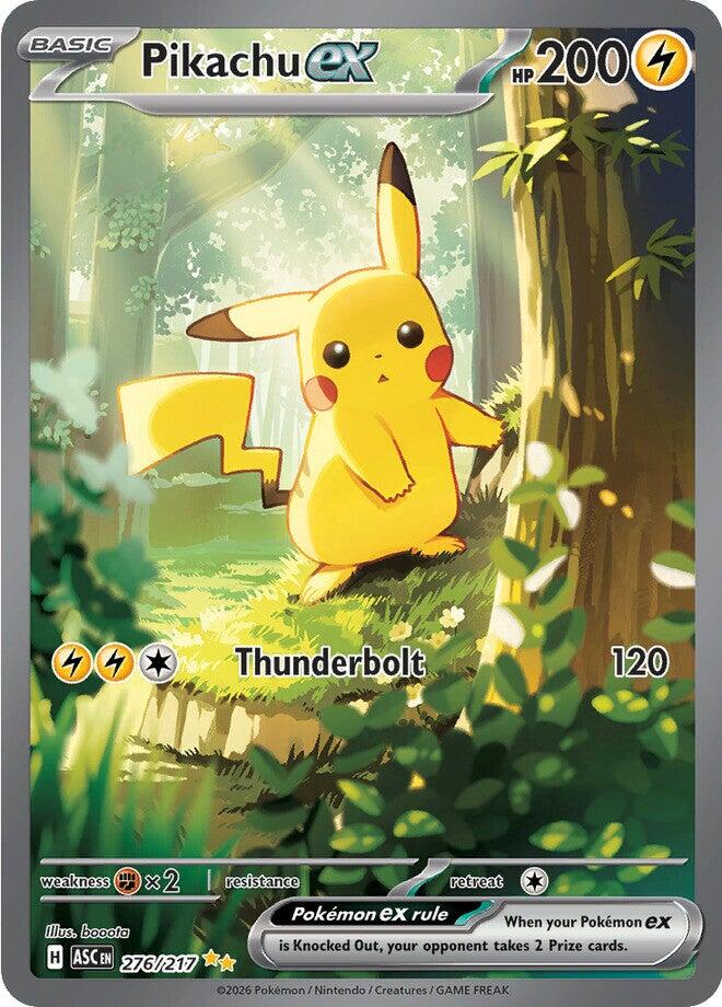Pikachu ex (276/217) [Mega Evolution: Ascended Heroes] | Good