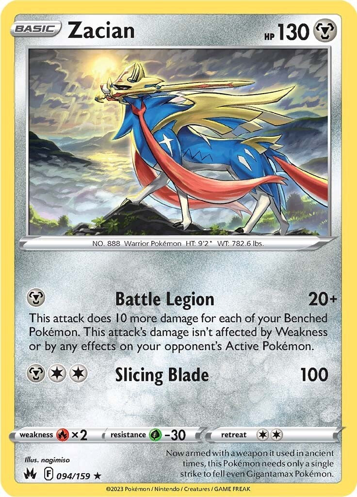 Zacian (094/159) [Sword & Shield: Crown Zenith] | Good Games TCG