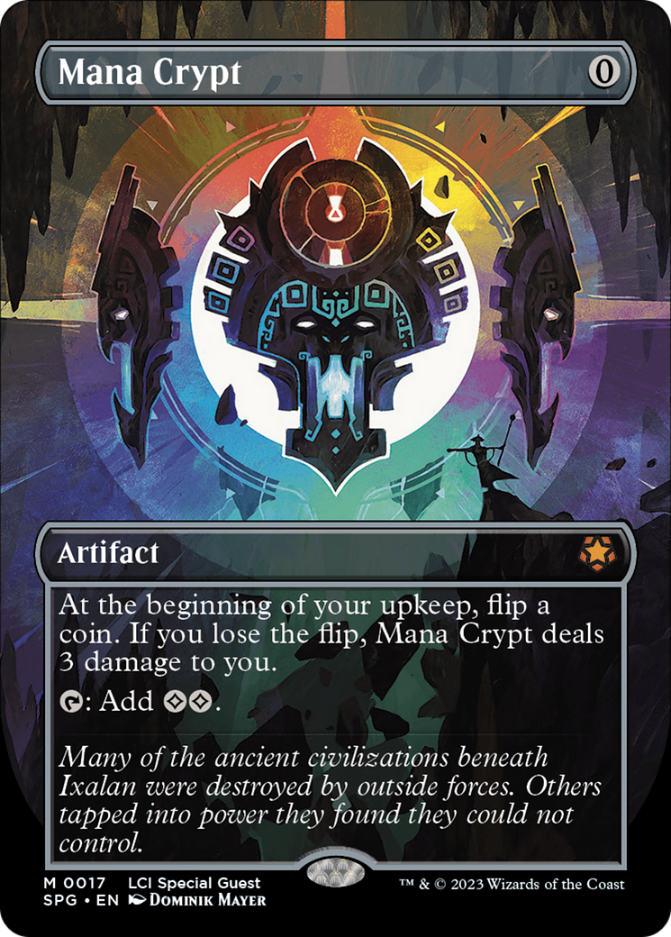 マジック：ザ・ギャザリング Mana Crypt Mana Crypt (Borderless) [The Lost Caverns of Ixalan Special Guests