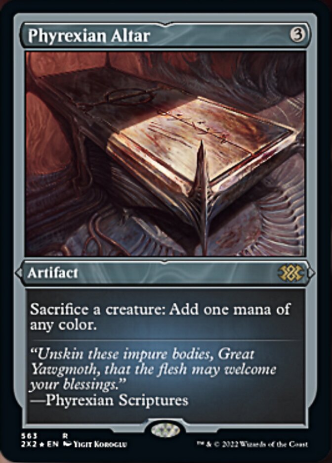 Phyrexian Altar (Foil Etched) [Double Masters 2022] | Good Games TCG