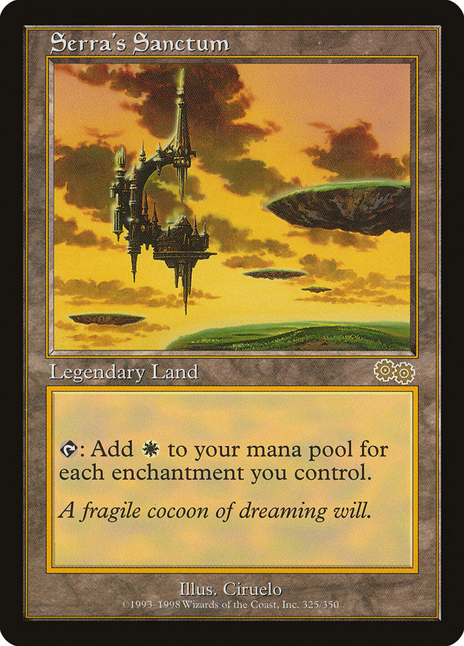 Serra's Sanctum [Urza's Saga] | Good Games TCG