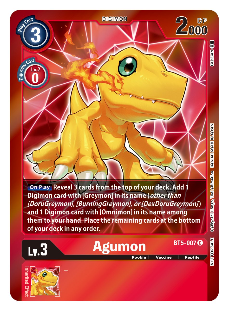 digimon agumon card V Jump Promo Set: Digimon Greymon Journeys Limited stockupgrade your deck now! Agumon 1999 Bandai Digimon Rookie