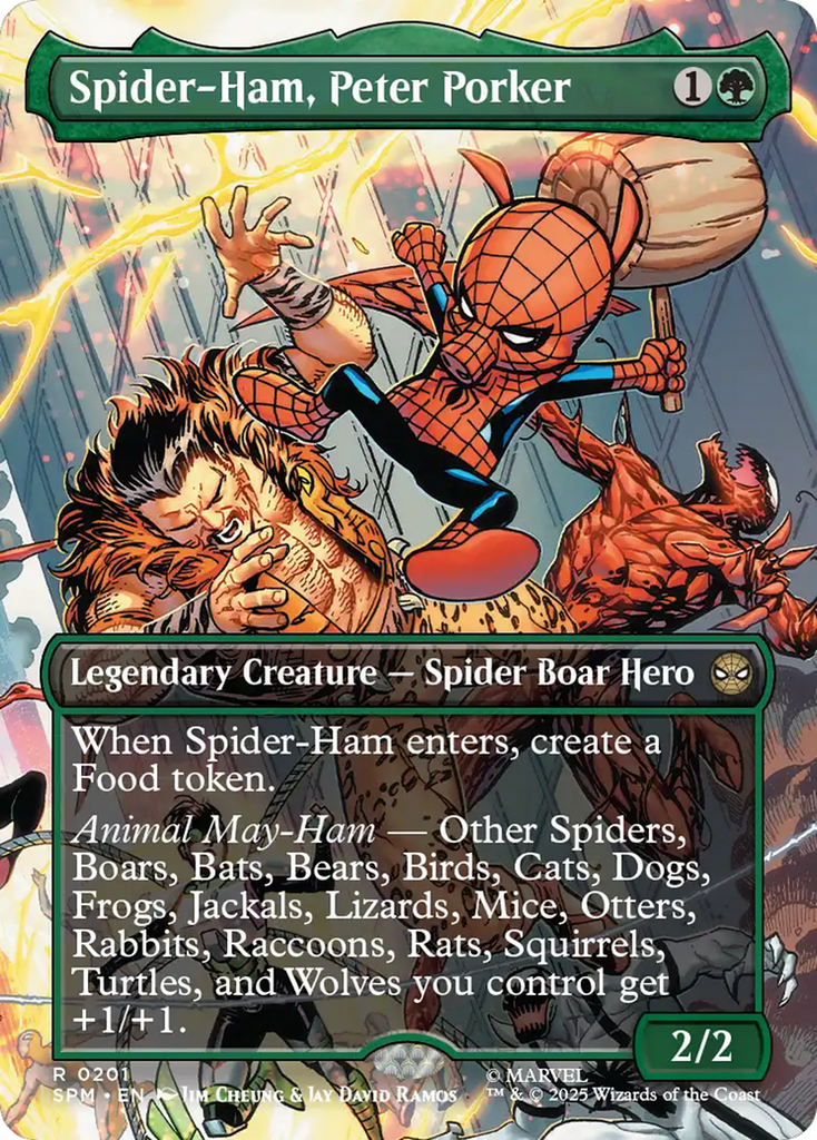Spider-Ham, Peter Porker 96枚 Spider-Ham, Peter Porker (Borderless) [Marvel's Spider-Man] | Good