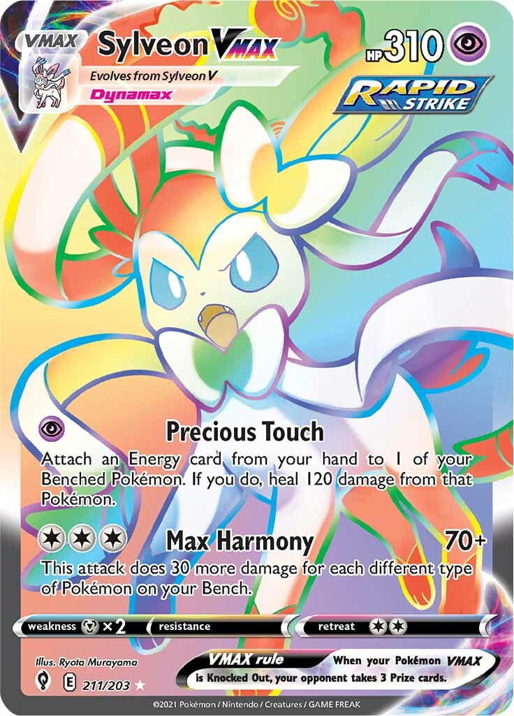 Sylveon VMAX (211/203) [Sword & Shield: Evolving Skies] | Good