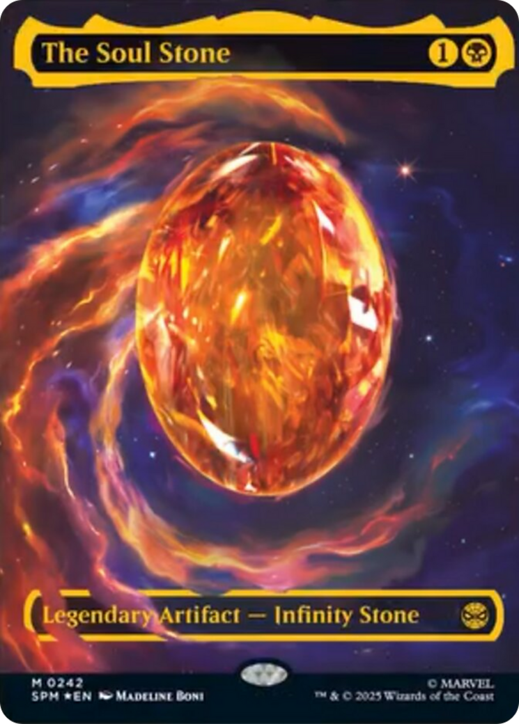 The Soul Stone (Cosmic Foil) [Marvel's Spider-Man] | Good Games TCG