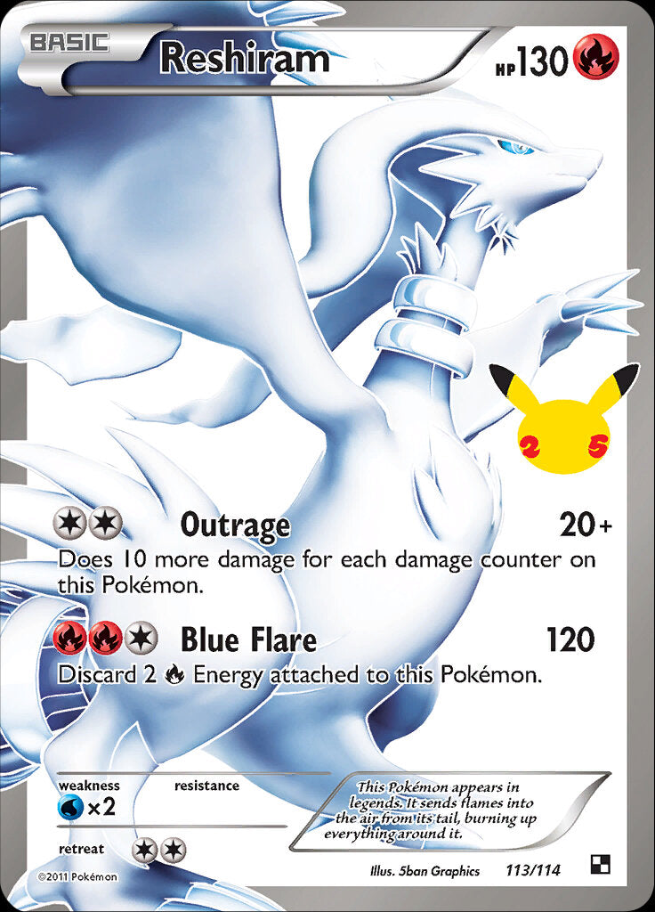 Reshiram (113/114) [Celebrations: 25th Anniversary - Classic