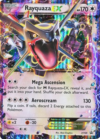 Rayquaza EX (XY69) (Jumbo Card) [XY: Black Star Promos] | Good