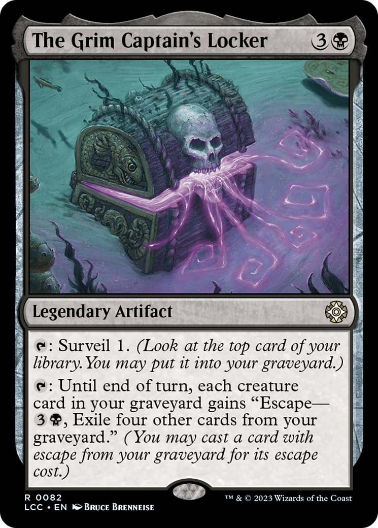 mtg cards that let you cast from graveyard The Grim Captain's Locker [The Lost Caverns of Ixalan Commander]