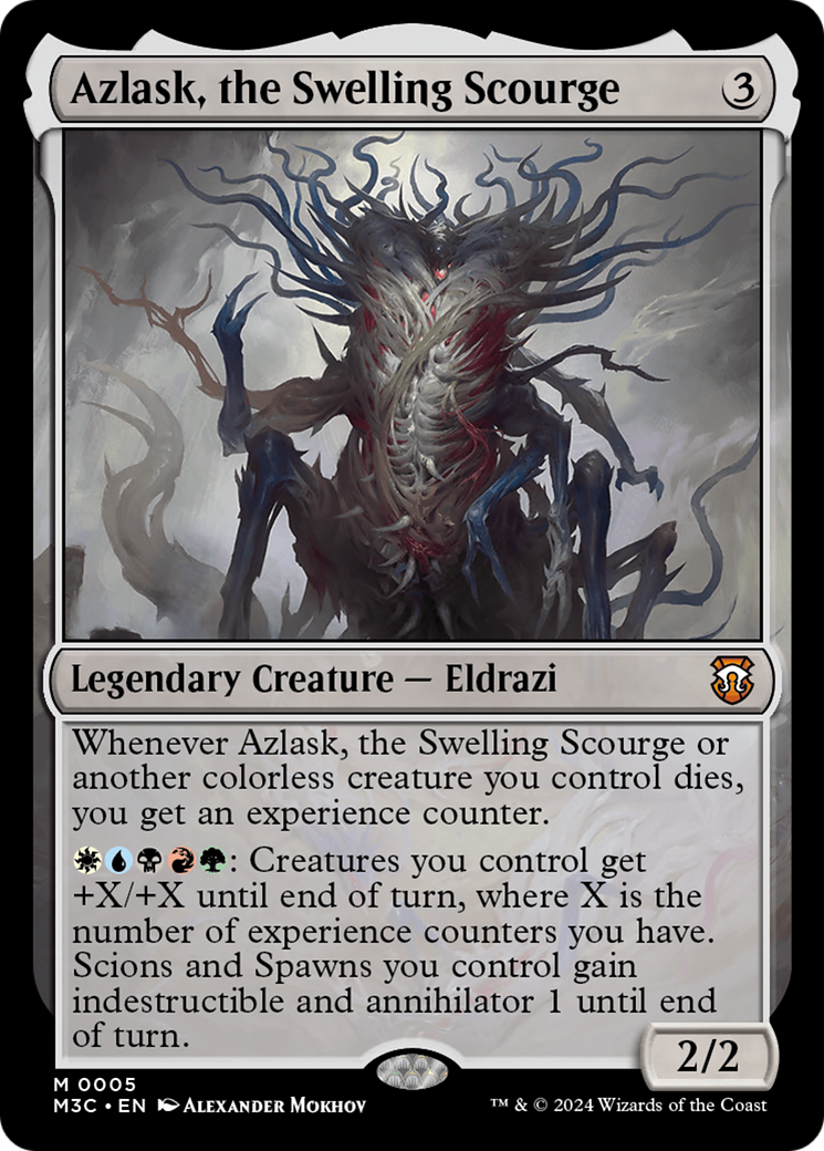 MTGカード Azlask, the Swelling Scourge [Modern Horizons 3 Commander] | Good
