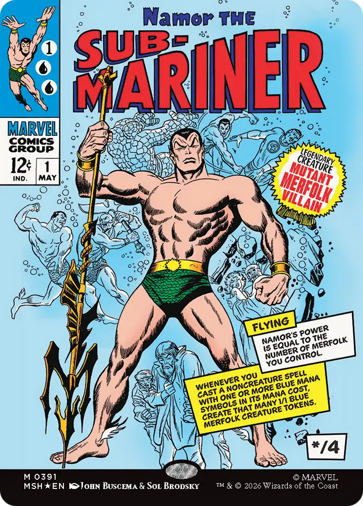 Namor The Sub-Mariner (Borderless) [Marvel Super Heroes] | Good