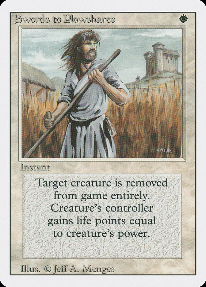 Swords to Plowshares [Revised Edition] | Good Games TCG