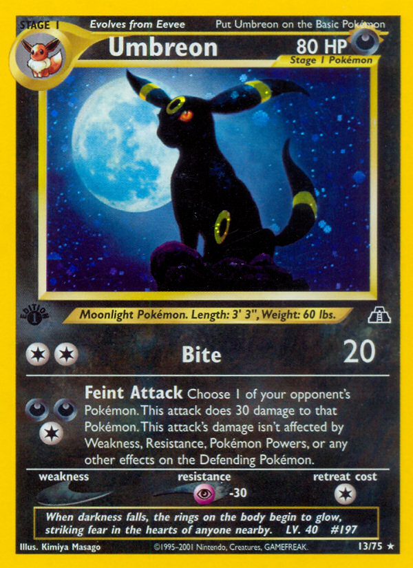 Umbreon (13/75) [Neo Discovery 1st Edition] | Good Games TCG