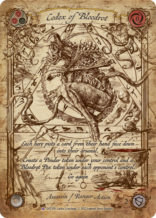 ポ*ン様 EN【Cold Foil】 Codex of Bloodrot [Ma ポ*ン様 EN【Cold Foil】 Codex of Bloodrot [Ma