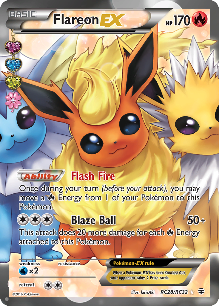 【PSA8】ブースターEX Flareon EX RC28/RC32海外版 PSA8】ブースターEX Flareon EX RC28/RC32海外版 Flareon EX (RC28