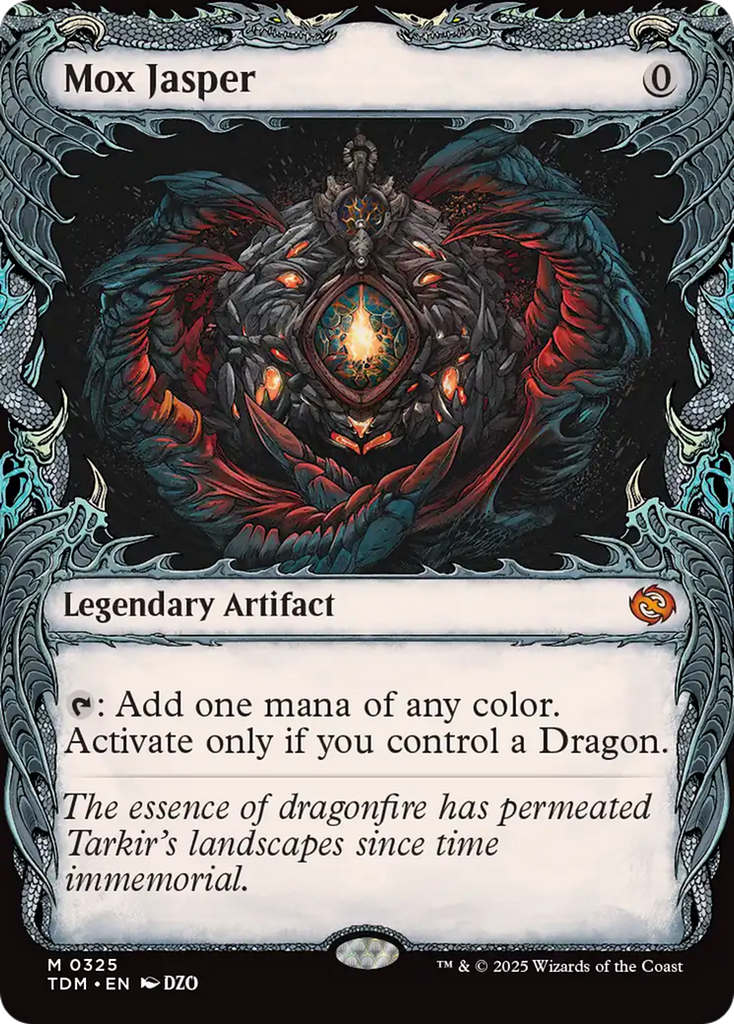 Mox Jasper (Showcase) [Tarkir: Dragonstorm] | Good Games TCG