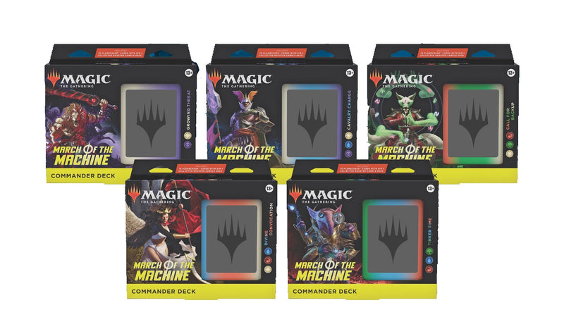 Magic: The Gathering March of the Machine Commander Deck Display