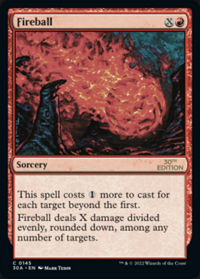 fireball mtg card Fireball [30th Anniversary Edition]
