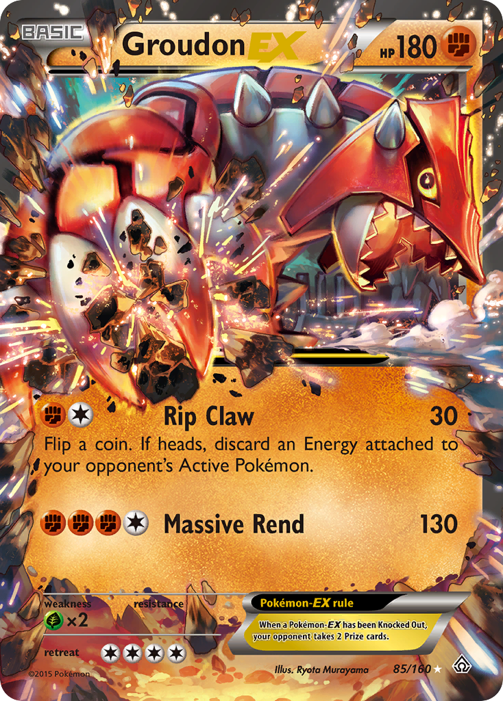 Groudon EX (85/160) [XY: Primal Clash] | Good Games TCG