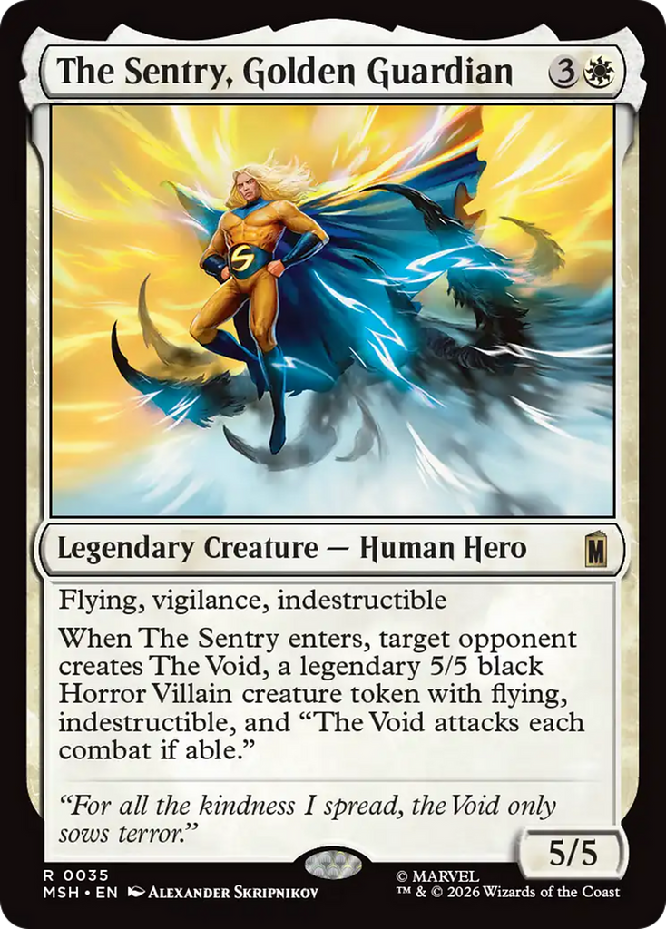 The Sentry, Golden Guardian [Marvel Super Heroes] | Good Games TCG