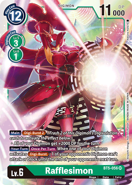 digimon card value list Rafflesimon [BT5-056] [Battle of Omni]