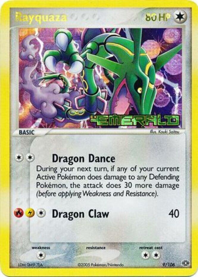 Rayquaza (9/106) (Stamped) [EX: Emerald] | Good Games TCG