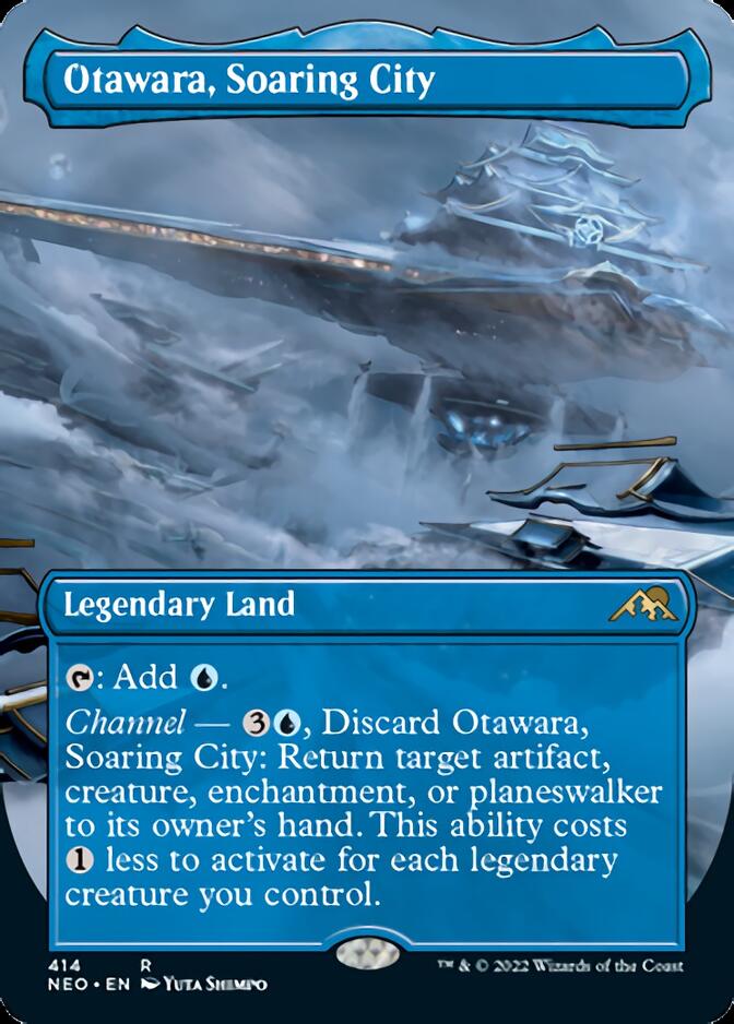 Otawara, Soaring City (Borderless Alternate Art) [Kamigawa: Neon