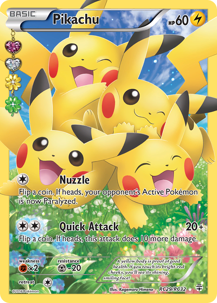 パ*オ様 英語版 ピカチュウ RC29/RC32 XY Generations Pikachu (RC29/RC32) [XY: Generations] | Good Games TCG