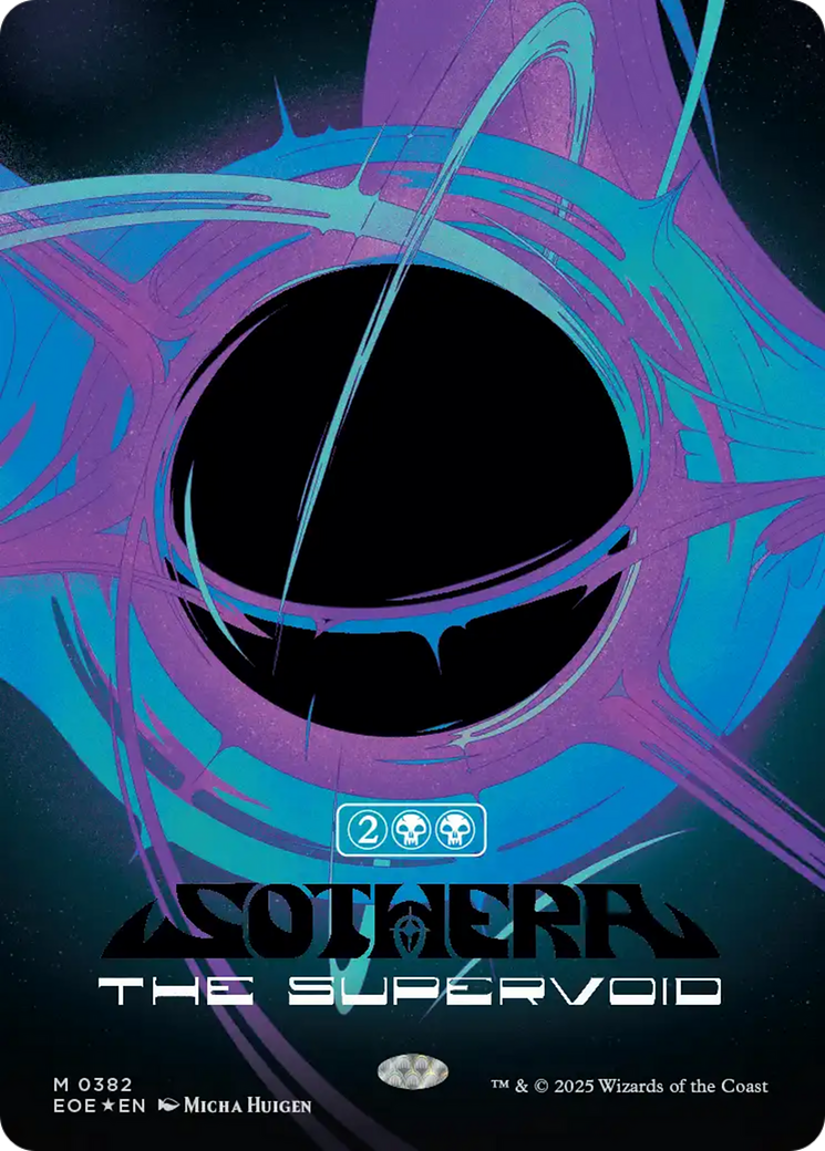 MTG スーパーヴォイド、ソセラ シンギュラリティ Foil ヘッドライナー Sothera, the Supervoid (Singularity Foil) [Edge of Eternities