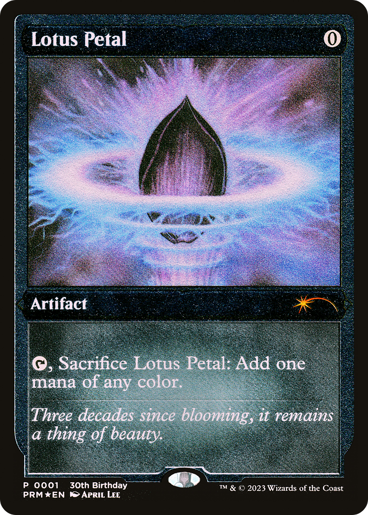 Lotus Petal (Foil Etched) [30th Anniversary Promos] | Good Games TCG